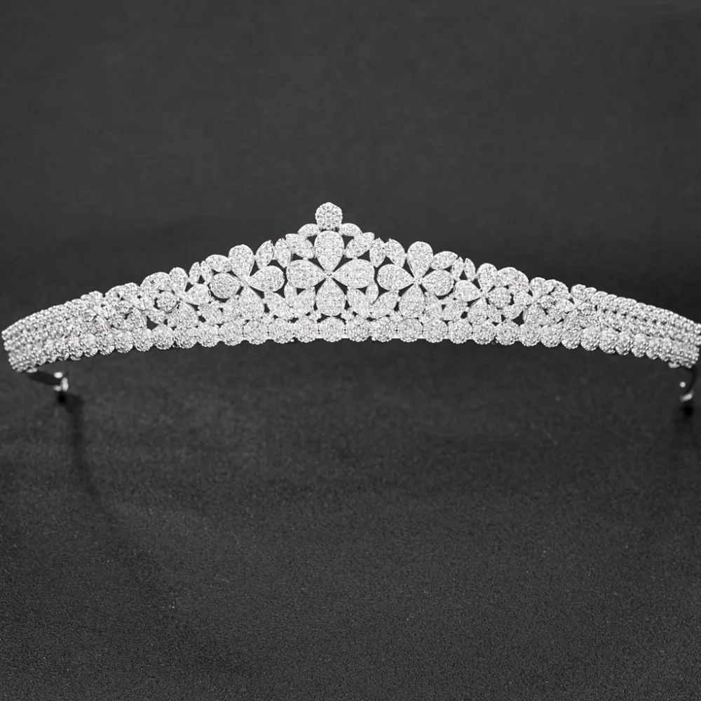 Classic Full 5A CZ Cubic Zirconia Royal Wedding Bridal Silver Tiara Crown Women Girl Party Hair Jewelry Accessories CH10105
Classic Full 5A CZ Cubic Zirconia Royal Wedding Bridal Silver Tiara Crown Women Girl Party Hair Jewelry Accessories CH10105