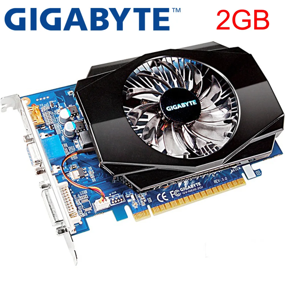 GIGABYTE Video Card Original GT630 2GB 128Bit GDDR3 Graphics Cards for nVIDIA VGA Cards Geforce GT 630 Hdmi Dvi Used On Sale
GIGABYTE Video Card Original GT630 2GB 128Bit GDDR3 Graphics Cards for nVIDIA VGA Cards Geforce GT 630 Hdmi Dvi Used On Sale