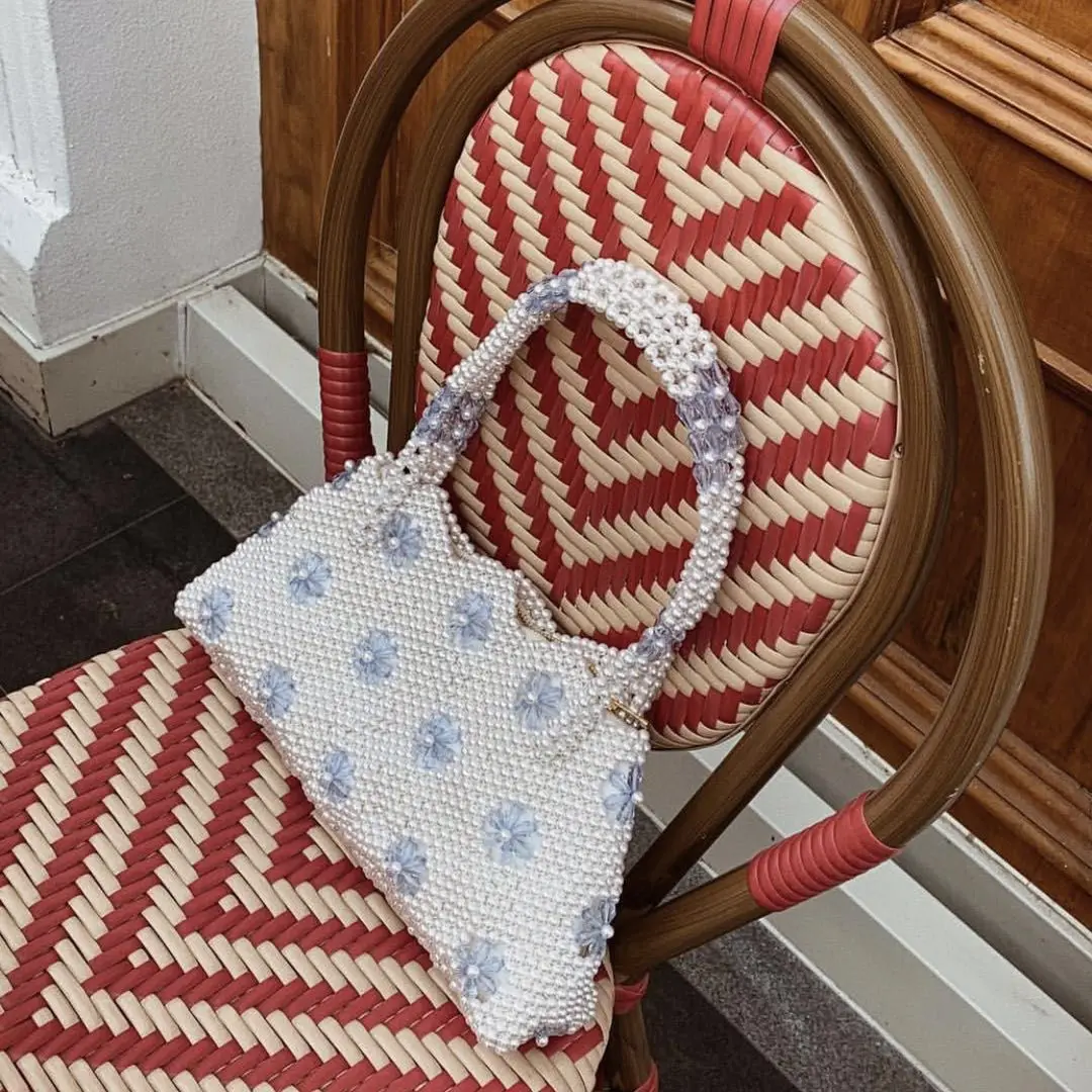 Handmade Pearl Bags Women Handbags Ladies Evening Party Shoulder Bag legant Beaded Hand-woven Messenger Crossbody Bags Purse
Handmade Pearl Bags Women Handbags Ladies Evening Party Shoulder Bag legant Beaded Hand-woven Messenger Crossbody Bags Purse