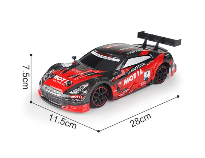 Newest 2.4G 4WD High Speed Drift Remote Control Racing Car Toy Model Educational Toy With light and PVC material car shell gifts
Newest 2.4G 4WD High Speed Drift Remote Control Racing Car Toy Model Educational Toy With light and PVC material car shell gifts
