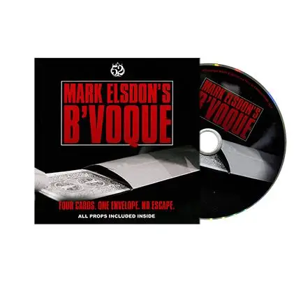 B'Voque by Mark Elsdon (Gimmick + DVD) -Волшебная карта для фокусов, реквизит для сцены, магия, ментализм, иллюзии, игрушки, волшебник
B'Voque by Mark Elsdon (Gimmick + DVD) -Волшебная карта для фокусов, реквизит для сцены, магия, ментализм, иллюзии, игрушки, волшебник