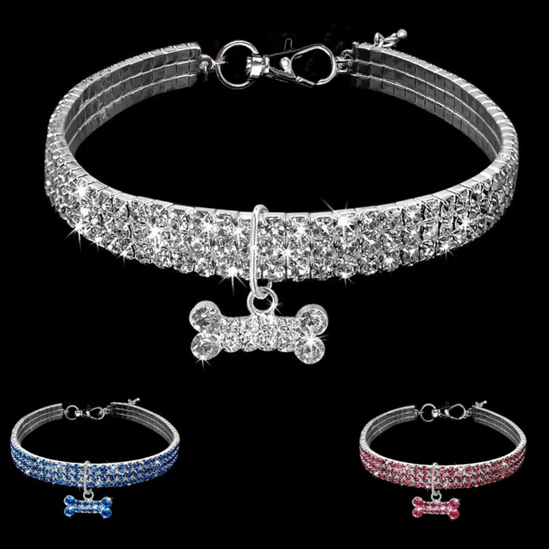 Rhinestone Dog Collar Alloy Crystal Diamond Puppy Pet Cat Necklace Collar Leashes For Little Dog Mascotas Accessories For Puppy
Rhinestone Dog Collar Alloy Crystal Diamond Puppy Pet Cat Necklace Collar Leashes For Little Dog Mascotas Accessories For Puppy
