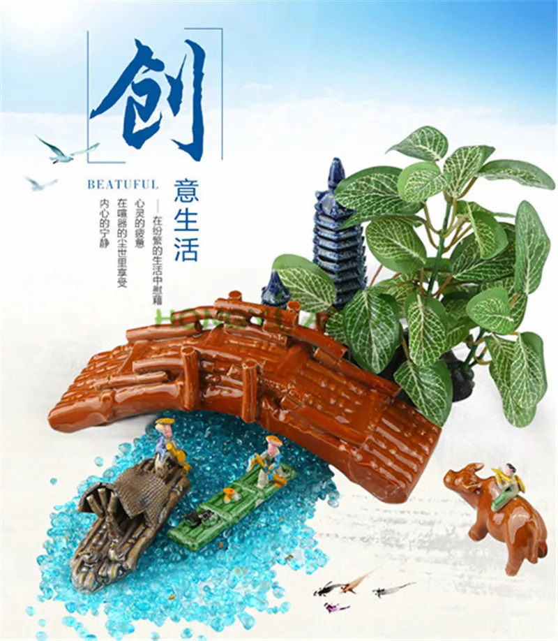 Fish tank Landscaping crafts Aquarium set items Stone bridge Stone house pagoda Gazebo ceramics ferry Small decorations
Fish tank Landscaping crafts Aquarium set items Stone bridge Stone house pagoda Gazebo ceramics ferry Small decorations