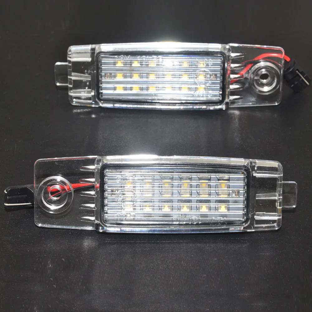 2 шт. светодиодные лампы для номерного знака TOYOTA Hiace S.B.V/Highlander/RAV4/Land Cruiser 200/Lexus