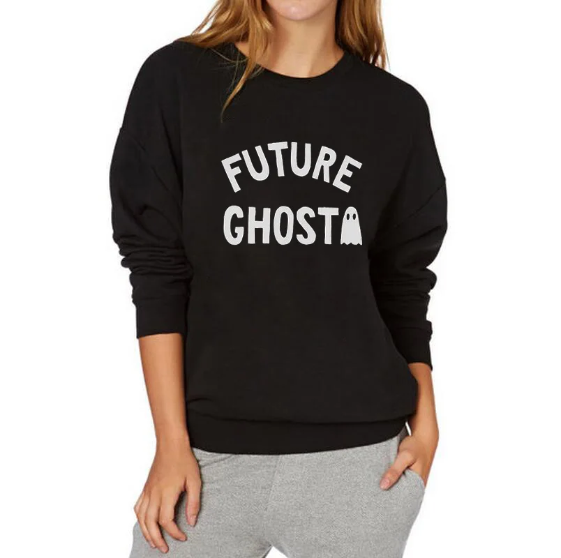 Women Pullover Hip Hop Harajuku Hoodies Tracksuit Black White Future Ghost Crewneck Sweatshirt Funny Streetwear
Women Pullover Hip Hop Harajuku Hoodies Tracksuit Black White Future Ghost Crewneck Sweatshirt Funny Streetwear