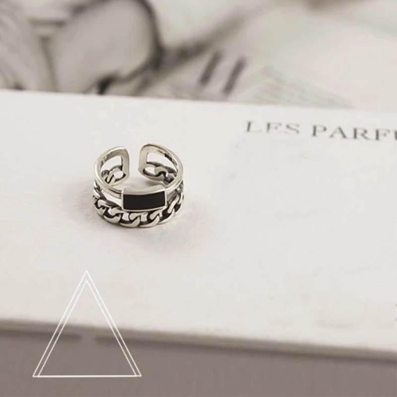 Double Layer Square Creative Silver Color Temperament Personality Fashion Female Trendy Resizable Opening Rings SRI050
Double Layer Square Creative Silver Color Temperament Personality Fashion Female Trendy Resizable Opening Rings SRI050