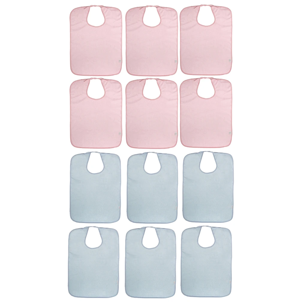 12pcs Adults Terry Towel Mealtime Cloth Bib Protector Apron Waterproof Reusable Washable
12pcs Adults Terry Towel Mealtime Cloth Bib Protector Apron Waterproof Reusable Washable