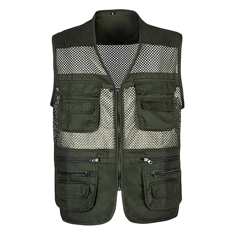 Vest XL-3XL New Male Casual Thin Breathable Sleeveless Jacket Mens Multi Pocket Reporter
Vest XL-3XL New Male Casual Thin Breathable Sleeveless Jacket Mens Multi Pocket Reporter
