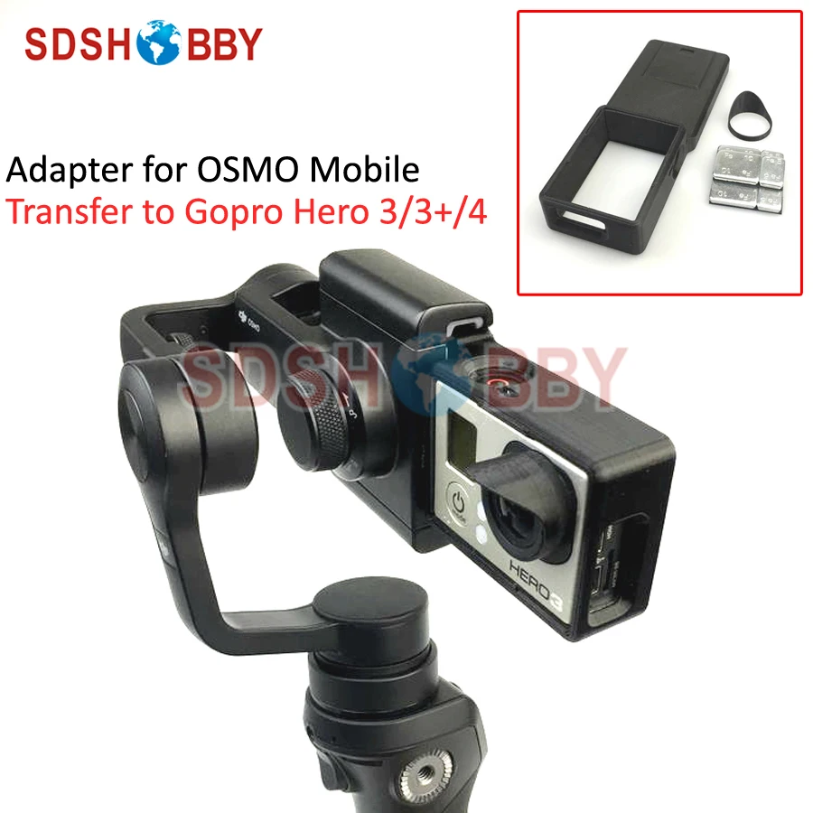 Adapter Switch Mount Plate for DJI OSMO Mobile Gimbal Camera for GOPRO Hero 3/3+/4 Accessories
Adapter Switch Mount Plate for DJI OSMO Mobile Gimbal Camera for GOPRO Hero 3/3+/4 Accessories