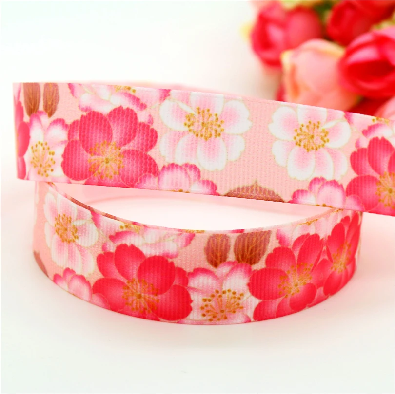 DHK 7/8'' 5yards japan flowers printed grosgrain ribbon headwear hair bow diy party decoration OEM 22mm C1192 
DHK 7/8'' 5yards japan flowers printed grosgrain ribbon headwear hair bow diy party decoration OEM 22mm C1192