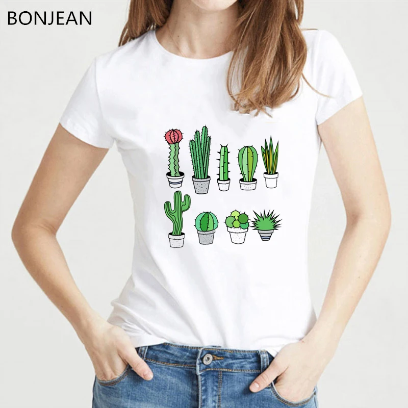Simple Beauty Cactus t shirt women harajuku kawaii plants printed tshirt femme 90s tumblr top female t-shirt drop shipping
Simple Beauty Cactus t shirt women harajuku kawaii plants printed tshirt femme 90s tumblr top female t-shirt drop shipping