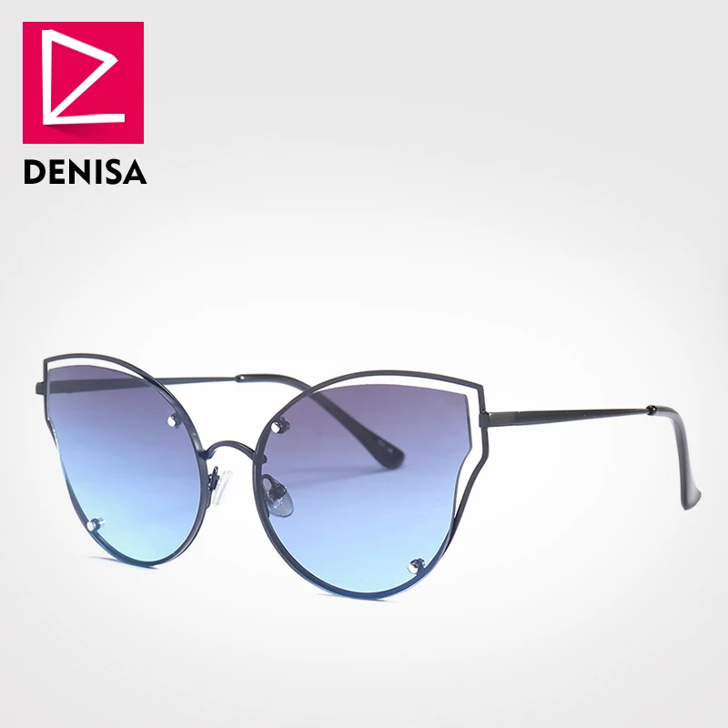 DENISA 2019 Fashion Cat Eye Sunglasses Women UV400 Driving Steampunk Sun Glasses Brand Designer Vintage Ladies Glasses G18901
DENISA 2019 Fashion Cat Eye Sunglasses Women UV400 Driving Steampunk Sun Glasses Brand Designer Vintage Ladies Glasses G18901
