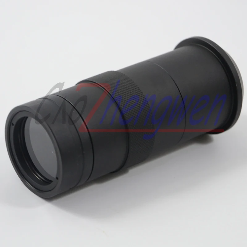 Объектив FYSCOPE 8X 100X Регулируемый зум 25 мм C mount стекло для камеры микроскопа
