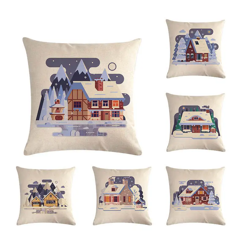 Cartoon Night Snowhouse Series Flax Pillow Cover Sofa And Auto Cushion Cover Office Cushion Home Decor
Cartoon Night Snowhouse Series Flax Pillow Cover Sofa And Auto Cushion Cover Office Cushion Home Decor