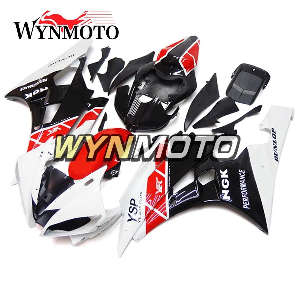 Полный комплект обтекателей красного, белого, черного цветов для Yamaha R6 2006-2007 06 07 лет инъекция ABS пластик для кузова мотоцикла
Полный комплект обтекателей красного, белого, черного цветов для Yamaha R6 2006-2007 06 07 лет инъекция ABS пластик для кузова мотоцикла