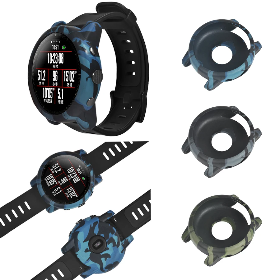 Camouflage Protector Shell for Xiaomi Huami Amazfit 2/2S Stratos Full Frame Silicone Case for Amazfit Stratos Cover
Camouflage Protector Shell for Xiaomi Huami Amazfit 2/2S Stratos Full Frame Silicone Case for Amazfit Stratos Cover