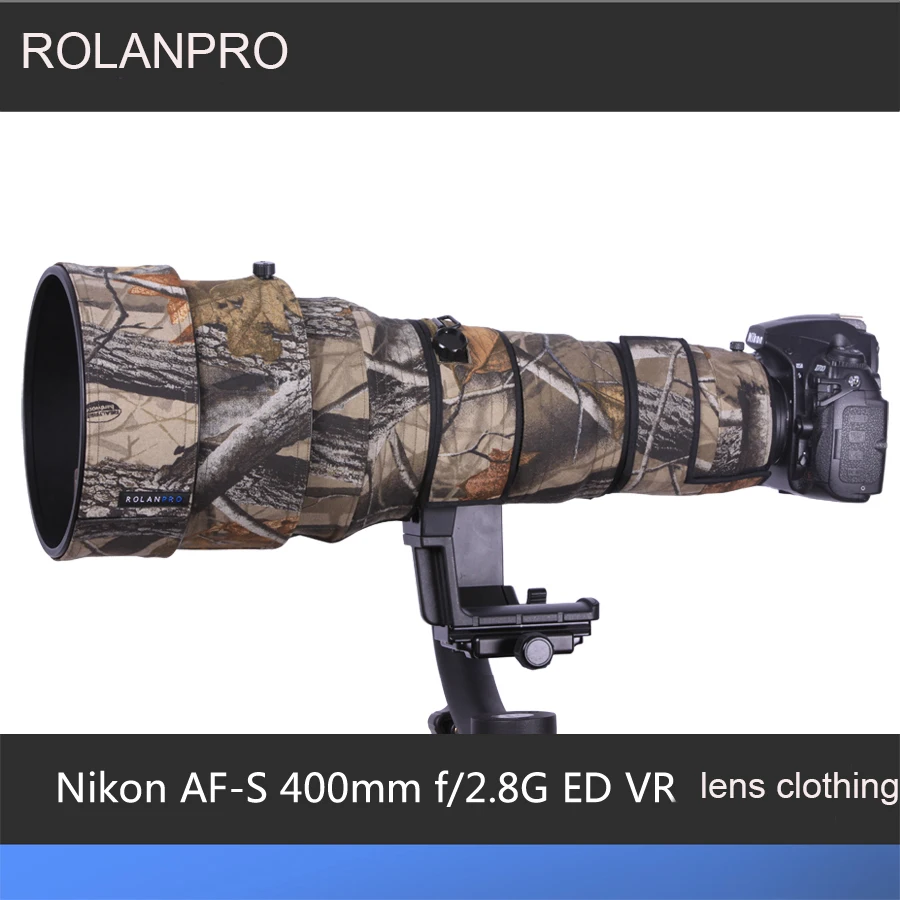 ROLANPRO Lens Clothing Camouflage Camera Coat Rain Cover for Nikon AF-S 400mm F2.8G ED VR Lens Protective Case Guns Sleeve
ROLANPRO Lens Clothing Camouflage Camera Coat Rain Cover for Nikon AF-S 400mm F2.8G ED VR Lens Protective Case Guns Sleeve