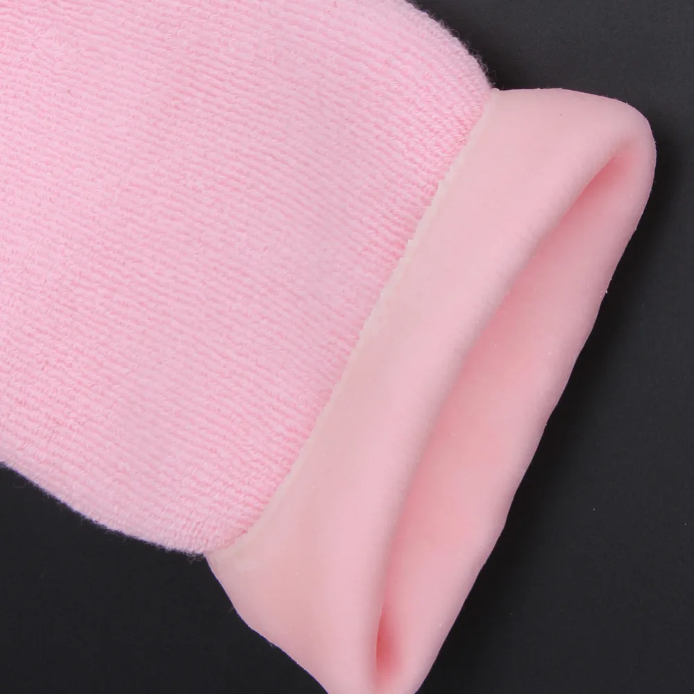 1 пара розовый средства ухода за кожей стоп гель-содержащие спа-носки увлажняющий