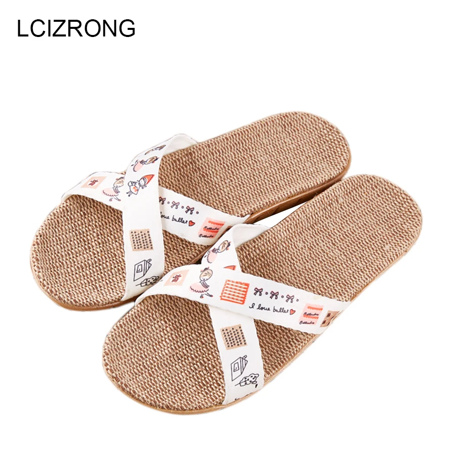 LCIZRONG Summer 23 Colors Cute Cartoon Flax Indoor Slippers Women Fashion Comfortable Bedroom Slippers Non-slip Ladies Slippers
LCIZRONG Summer 23 Colors Cute Cartoon Flax Indoor Slippers Women Fashion Comfortable Bedroom Slippers Non-slip Ladies Slippers