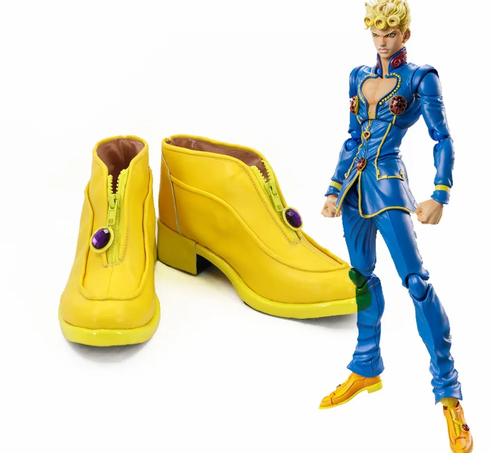 JoJo's Bizarre Adventure:Golden Wind Giorno Giovanna Cosplay Shoes Yellow Custom-Made Boots
JoJo's Bizarre Adventure:Golden Wind Giorno Giovanna Cosplay Shoes Yellow Custom-Made Boots