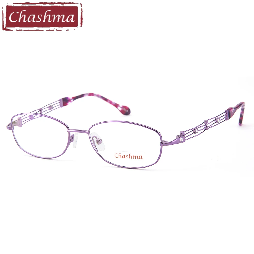 

Chashma Brand Designer Female Frame Lentes Opticos Gafas Quality Alloy Light Eyeglasses Women Full Frames Eyeglass
