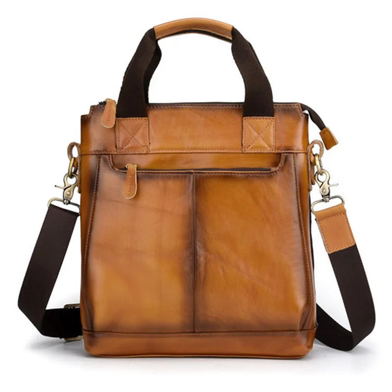 Men Genuine leather Cross Body Tote bag Retro Hand Color Briefcases High Quality Male Classic HandBags Shoulder Messenger Bag
Men Genuine leather Cross Body Tote bag Retro Hand Color Briefcases High Quality Male Classic HandBags Shoulder Messenger Bag