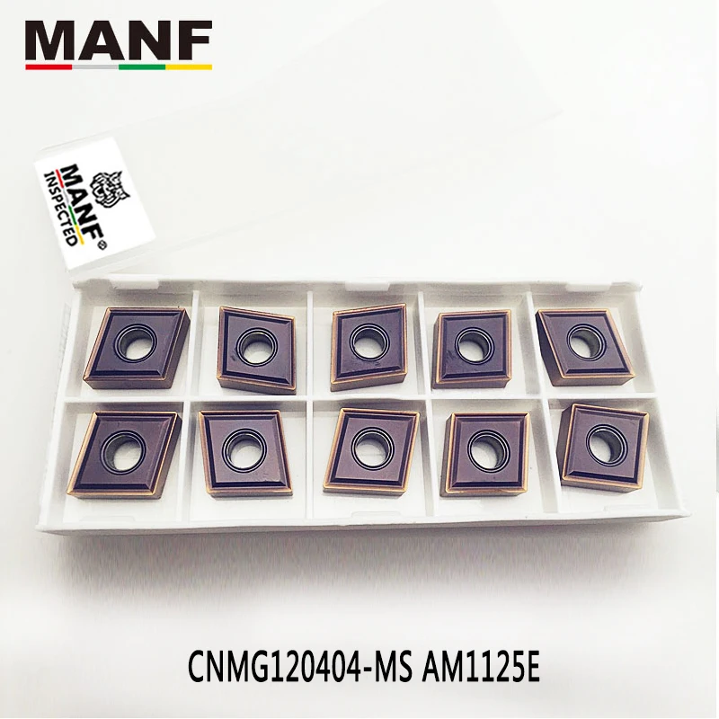 MANF CNMG120404 CNMG120408 токарный станок с твердосплавными внешними вставками лезвие ЧПУ