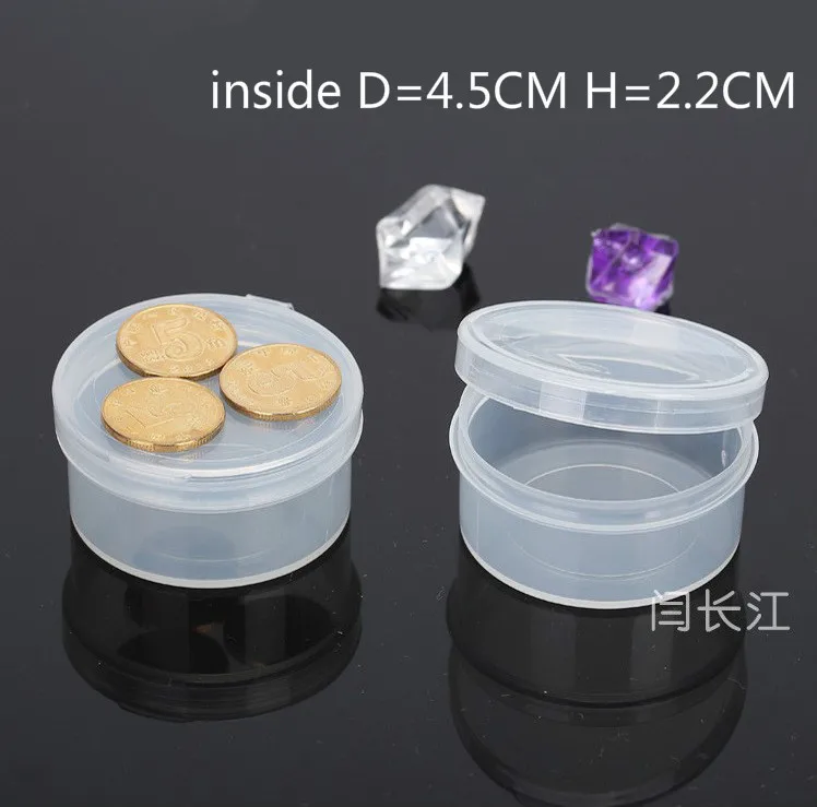 Round Plastic Box Pp Box With Transparent Cover Small Digital Products Packaging Box 5*2.5cm
Round Plastic Box Pp Box With Transparent Cover Small Digital Products Packaging Box 5*2.5cm