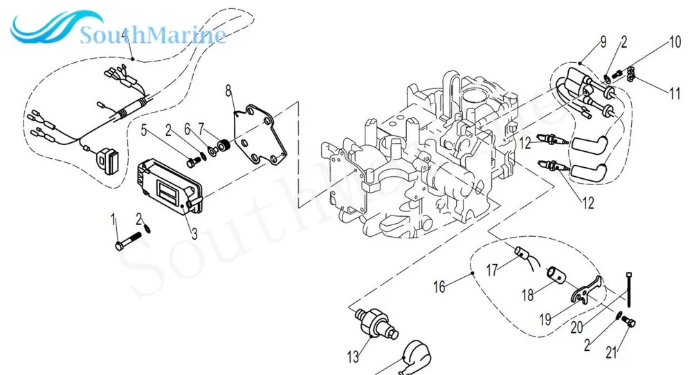 Boat Motor F25-05090001 CDI Unit for Parsun HDX 4-Stroke F20 F25 Outboard Engine C.D.I UNIT
Boat Motor F25-05090001 CDI Unit for Parsun HDX 4-Stroke F20 F25 Outboard Engine C.D.I UNIT