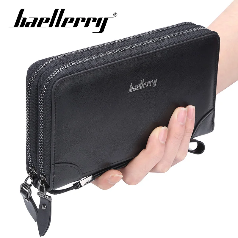 2020 Baellery Long Wallet Men Double Zipper Coin Pocket Purse Men Wallets Casual Business Card Holder Vintage Large Wallet
2020 Baellery Long Wallet Men Double Zipper Coin Pocket Purse Men Wallets Casual Business Card Holder Vintage Large Wallet