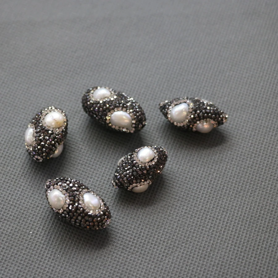 5pcs White Pearl Grey Crystal Necklace Pendant, Sexy Nugget Gems Stone Beads, DIY Fashion Women Jewelry Making Beads
5pcs White Pearl Grey Crystal Necklace Pendant, Sexy Nugget Gems Stone Beads, DIY Fashion Women Jewelry Making Beads