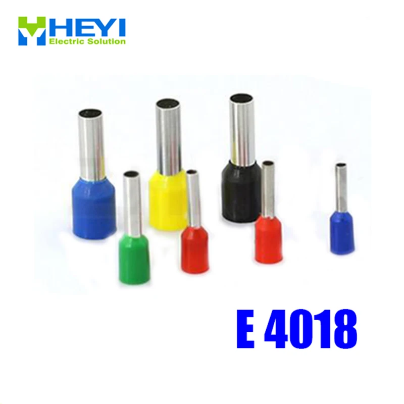 Высокое качество 100 шт./лот E4018 AWG #12 изолированные концевые клеммы медные обжимные