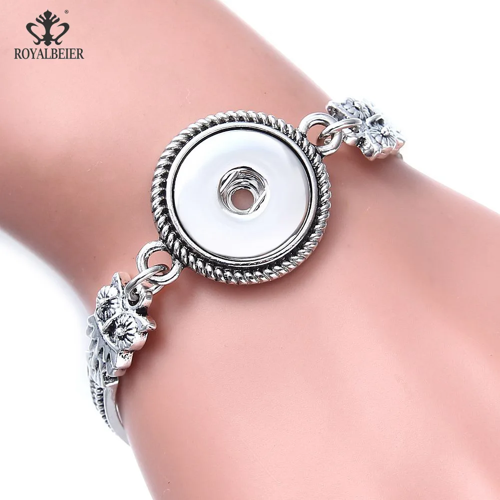 RoyalBeier Vintage Owl Snap Button Metal Silver Color Bracelet 5pcs Bangle For Charm Female Couple Bracelet Pulseras Jewelry
RoyalBeier Vintage Owl Snap Button Metal Silver Color Bracelet 5pcs Bangle For Charm Female Couple Bracelet Pulseras Jewelry