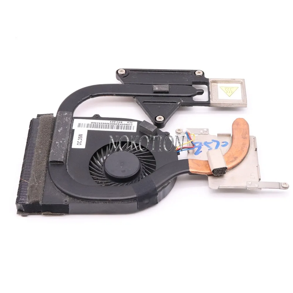 NOKOTION Radiator For Lenovo Ideapad Z570 V570 B570 KSB0605HC AD07105HX09KB00 DFS531205HC0T CPU Heatsink Cooling with Fan
NOKOTION Radiator For Lenovo Ideapad Z570 V570 B570 KSB0605HC AD07105HX09KB00 DFS531205HC0T CPU Heatsink Cooling with Fan