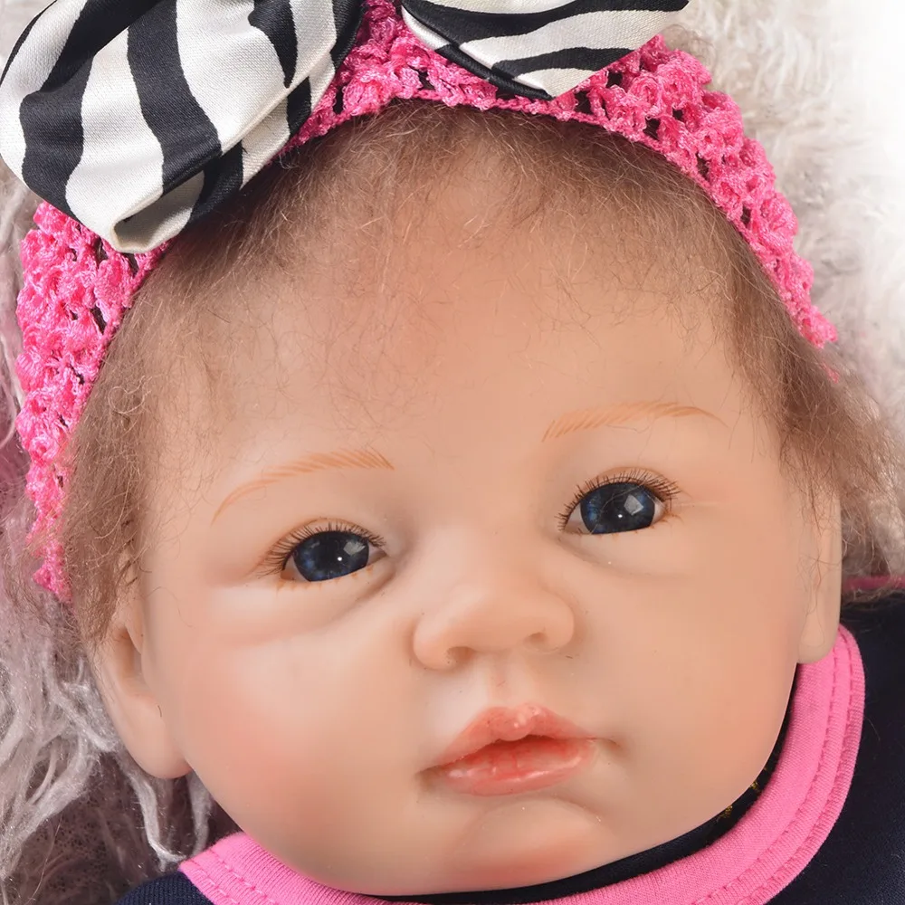 Exclusive 22'' Reborn Baby Dolls Soft Silicone Vinyl Reborn Baby Alive Dolls Lifelike Girls 55 cm For Children Birthday Gifts
Exclusive 22'' Reborn Baby Dolls Soft Silicone Vinyl Reborn Baby Alive Dolls Lifelike Girls 55 cm For Children Birthday Gifts