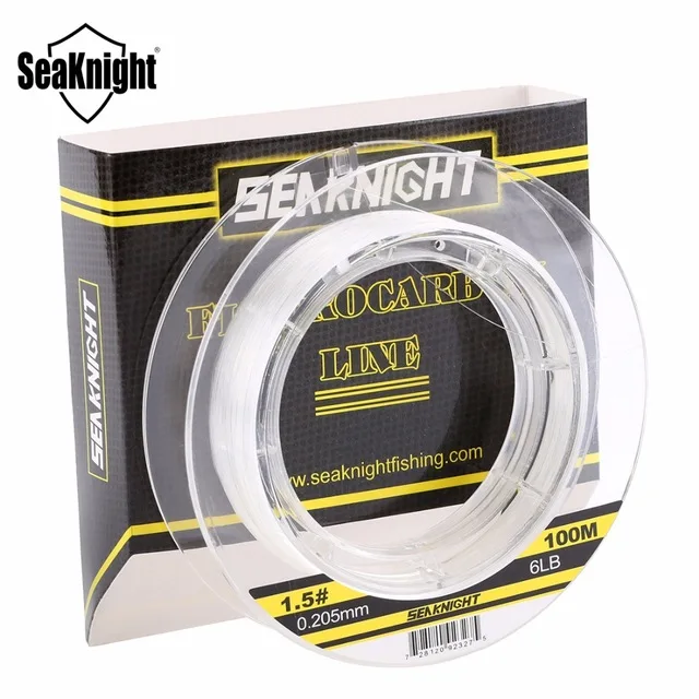 SeaKnight Fluorocarbon Line 100M 0.148-0.570mm Carbon Fiber Line 1.8 Monofilament Nylon Wire Leader 3-50LB Strong
SeaKnight Fluorocarbon Line 100M 0.148-0.570mm Carbon Fiber Line 1.8 Monofilament Nylon Wire Leader 3-50LB Strong