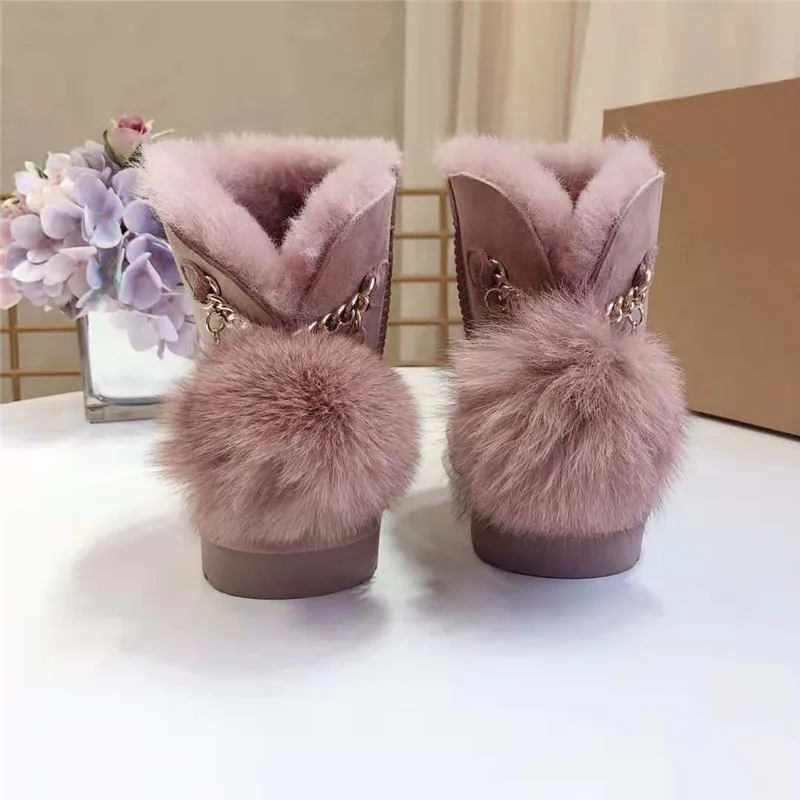 Real Sheepskin 2021 New Style Nice Winter Classic Snow Boots Genuine Sheepskin Women Boots Top Quality Women Shoes
Real Sheepskin 2021 New Style Nice Winter Classic Snow Boots Genuine Sheepskin Women Boots Top Quality Women Shoes