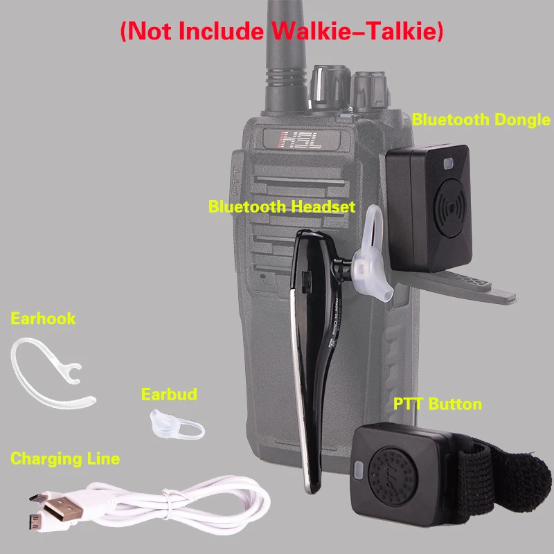 2PCS Walkie Talkie Bluetooth Headset K/M Interface Earphone Handheld Two Way Radio Wireless Earpiece For Motorcycle Baofeng
2PCS Walkie Talkie Bluetooth Headset K/M Interface Earphone Handheld Two Way Radio Wireless Earpiece For Motorcycle Baofeng