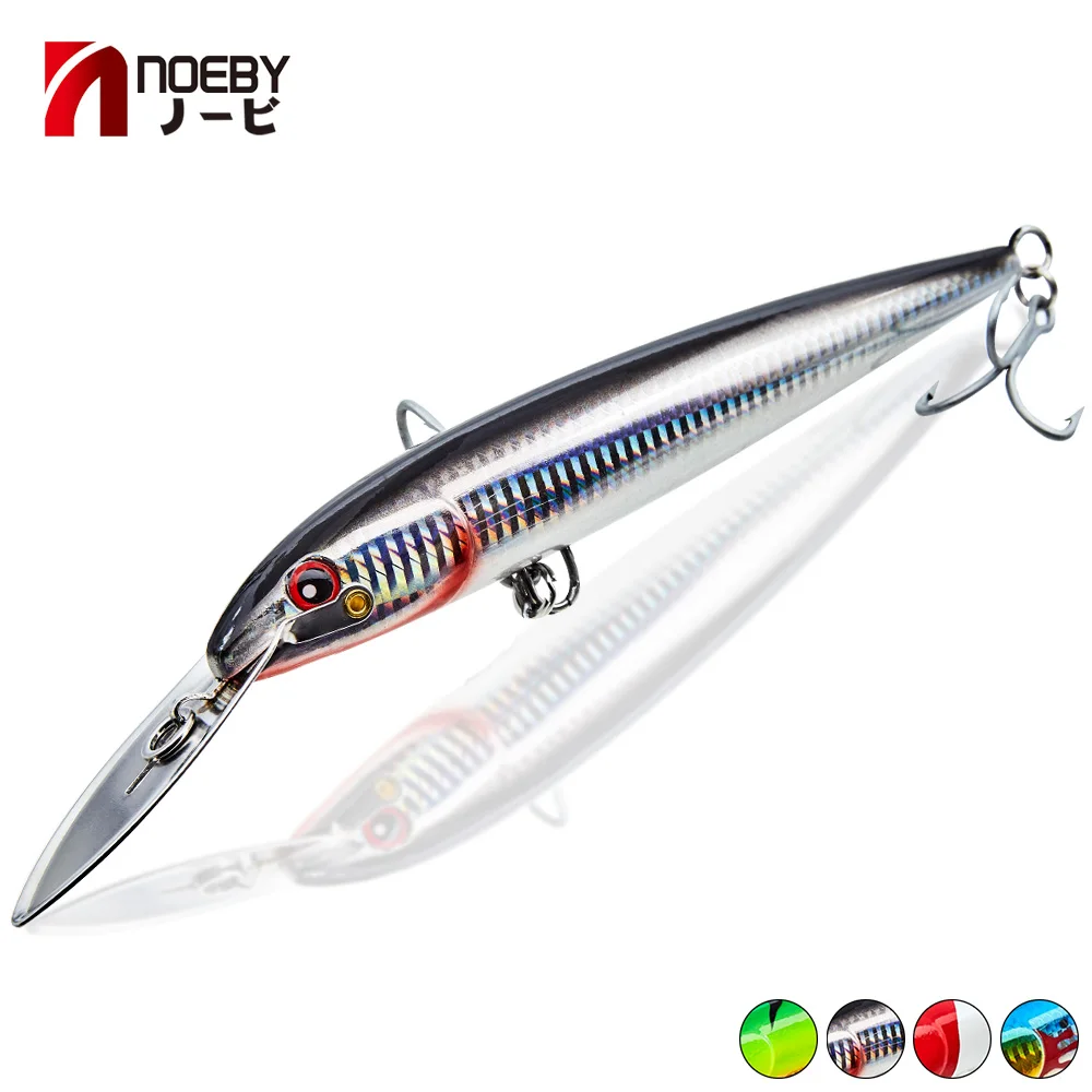 9904 Noeby 185mm 60g 225mm 76g Floating 5-8 meters minnow artificial hard bait stainless pike wobblers decoys pescar leurre
9904 Noeby 185mm 60g 225mm 76g Floating 5-8 meters minnow artificial hard bait stainless pike wobblers decoys pescar leurre