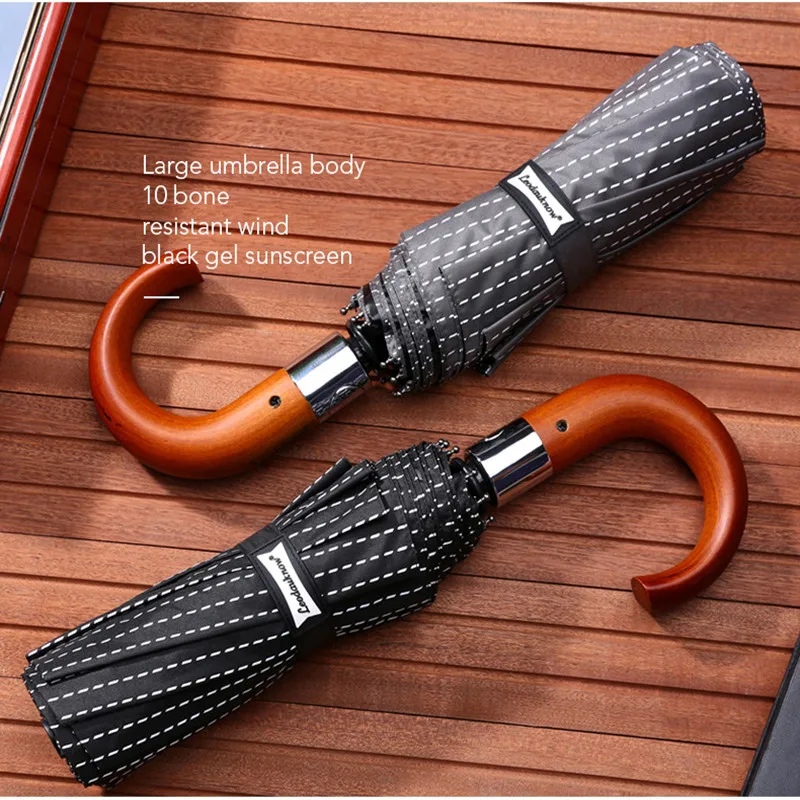 Male Umbrella 10K Windproof Wooden Handle Large Men Umbrellas Rain Quality Classic Business Paraguas Mini Umbrella Women Clear X
Male Umbrella 10K Windproof Wooden Handle Large Men Umbrellas Rain Quality Classic Business Paraguas Mini Umbrella Women Clear X