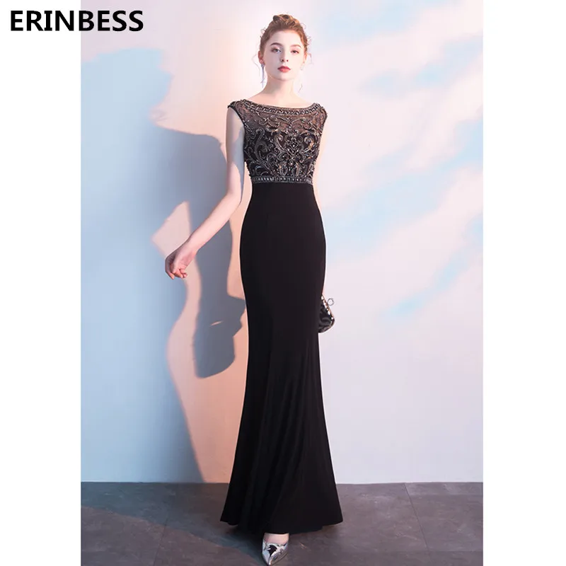 Vestido De Festa Scoop Neck Black Mermaid Evening Dresses Long Robe De Soiree 2020 Beading Crystal Evening Dress Party Dress
Vestido De Festa Scoop Neck Black Mermaid Evening Dresses Long Robe De Soiree 2020 Beading Crystal Evening Dress Party Dress