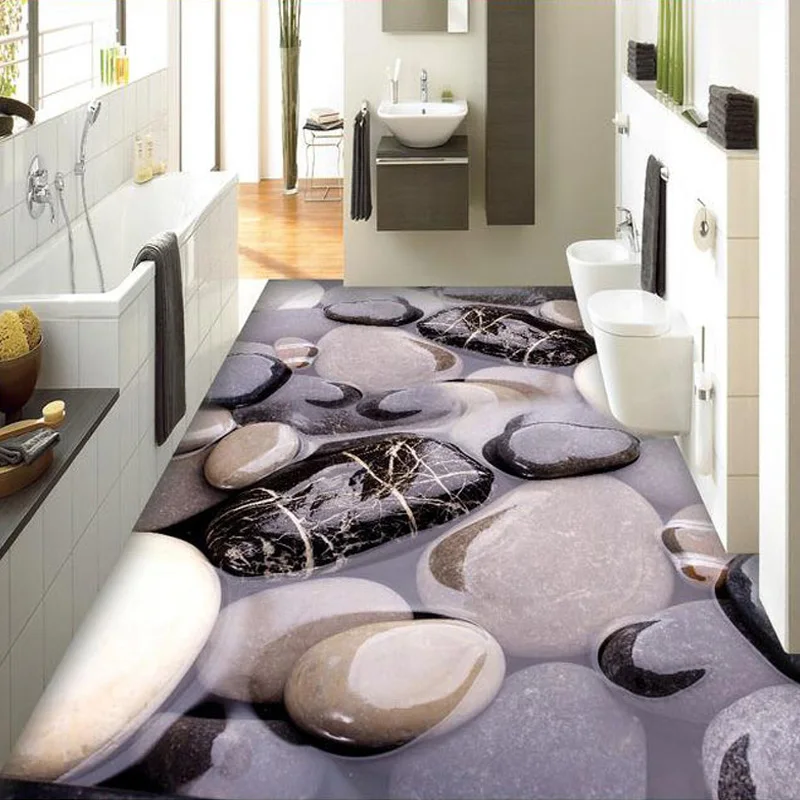 Custom Mural Wallpaper Stone Cobblestone 3D Flooring Decor Paintings Kitchen Bathroom Self-adhesive Waterproof Floor Wallpaper
Custom Mural Wallpaper Stone Cobblestone 3D Flooring Decor Paintings Kitchen Bathroom Self-adhesive Waterproof Floor Wallpaper