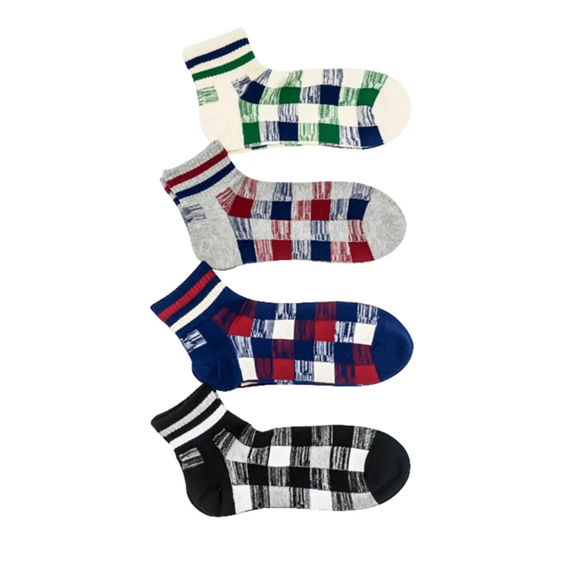 5 Pairs Men's Sock Korean Classic Trendy Fashion Plaid Casual Tube Sock Best Gifts Spring Autumn Cotton Shaping Male Ankle Socks
5 Pairs Men's Sock Korean Classic Trendy Fashion Plaid Casual Tube Sock Best Gifts Spring Autumn Cotton Shaping Male Ankle Socks