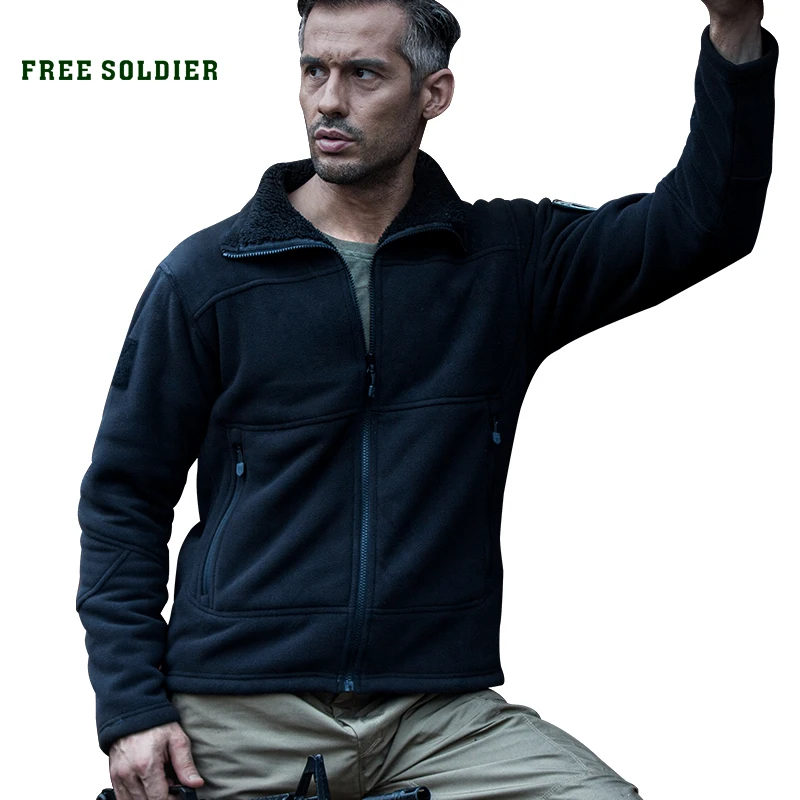 FREE SOLDIER hiking camping tactical outdoor fleece clothing thermal comfortable short plush men's jacket
FREE SOLDIER hiking camping tactical outdoor fleece clothing thermal comfortable short plush men's jacket