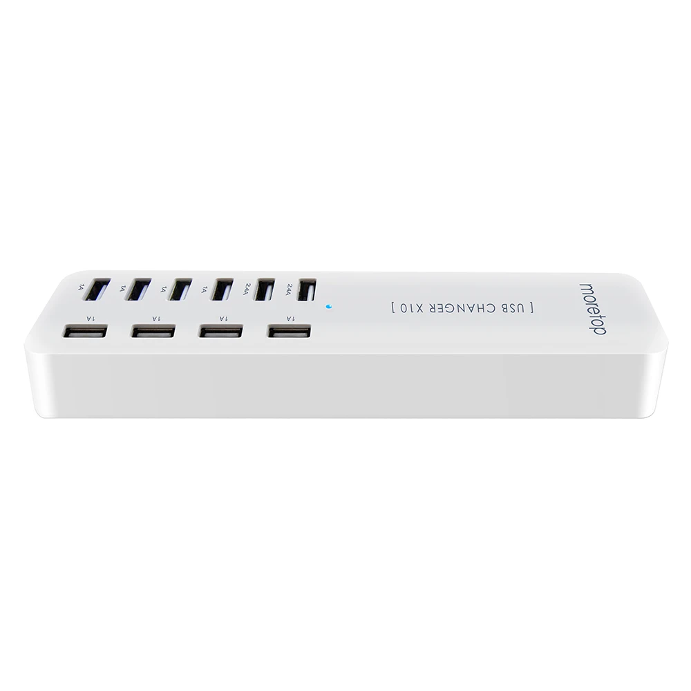 Moretop A4010 PowerPort 10 USB Charger Wall Charger PowerIQ Phone Charger Quick Charging Smart USB Charger for Phone Tablet
Moretop A4010 PowerPort 10 USB Charger Wall Charger PowerIQ Phone Charger Quick Charging Smart USB Charger for Phone Tablet