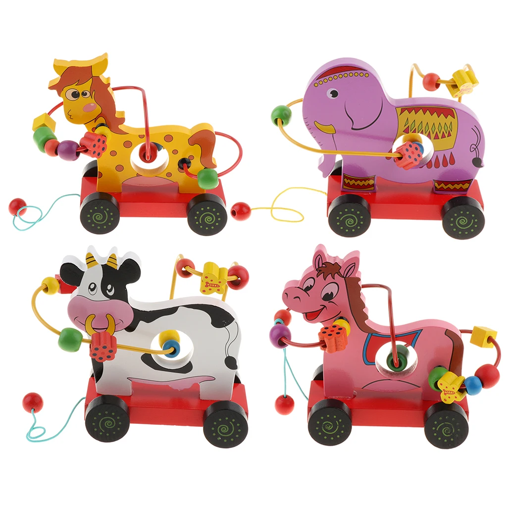 Baby Wooden Animal Car Bead Maze Roller Toddler Walk Along Baby Preschool Education Toy
Baby Wooden Animal Car Bead Maze Roller Toddler Walk Along Baby Preschool Education Toy