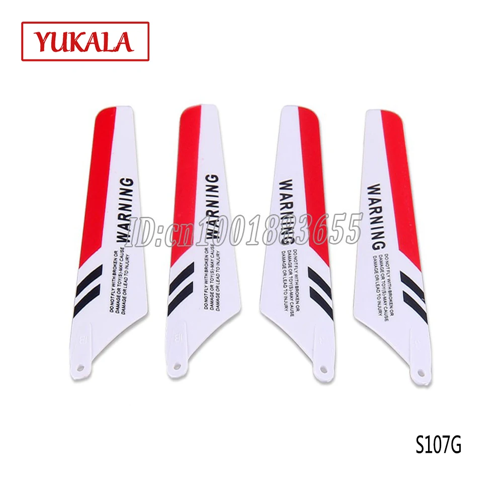SYMA 4pcs/set S107G RC Helicopter toys accessories S107C Main Blade Upgraded version Prolellers Spare Parts
SYMA 4pcs/set S107G RC Helicopter toys accessories S107C Main Blade Upgraded version Prolellers Spare Parts