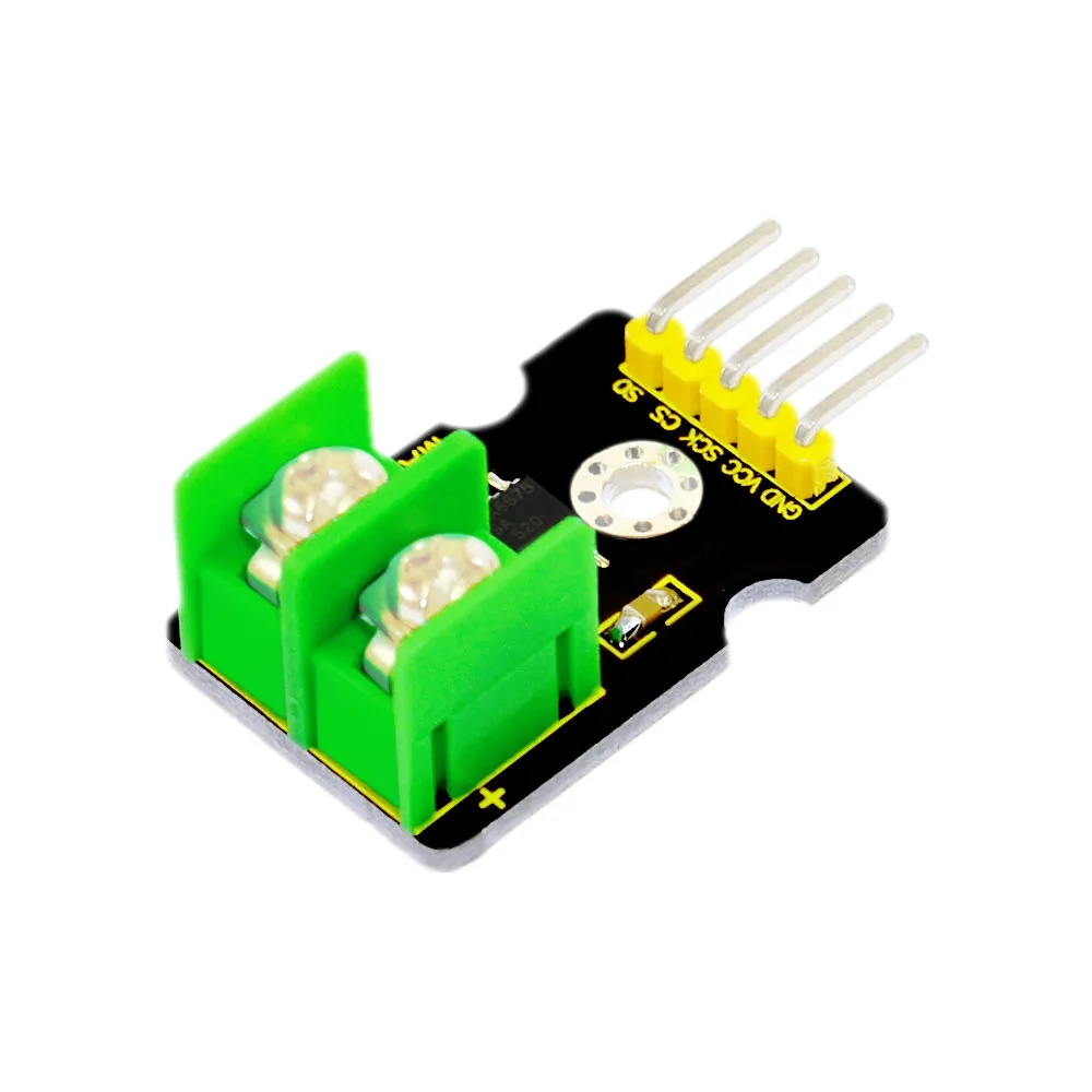 Free shipping! Keyestudio MAX6675 K-Thermocouple-to-Digital Converter module for Arduino
Free shipping! Keyestudio MAX6675 K-Thermocouple-to-Digital Converter module for Arduino