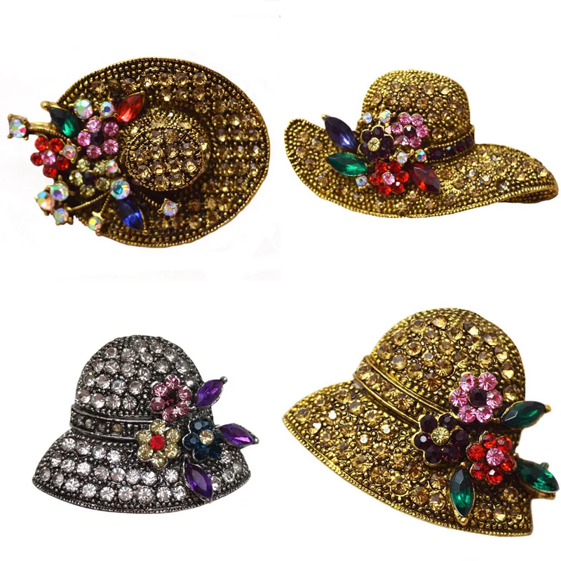CINDY XIANG Vintage Rhinestone Hat Brooches for Women Fashion Dress Exquisite Brooch Pin Fashion Bijouterie Broches High Quality
CINDY XIANG Vintage Rhinestone Hat Brooches for Women Fashion Dress Exquisite Brooch Pin Fashion Bijouterie Broches High Quality