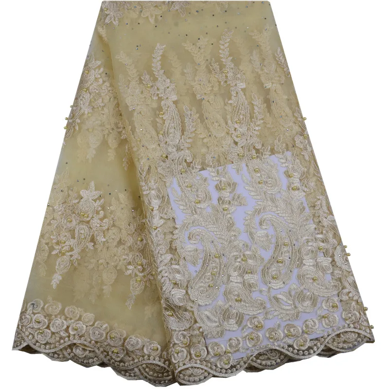 Fashion French Lace Fabric High Quality African Tulle Embroidered Flower Nigerian Net Lace Fabric For Wedding Dress Sewing F1492
Fashion French Lace Fabric High Quality African Tulle Embroidered Flower Nigerian Net Lace Fabric For Wedding Dress Sewing F1492